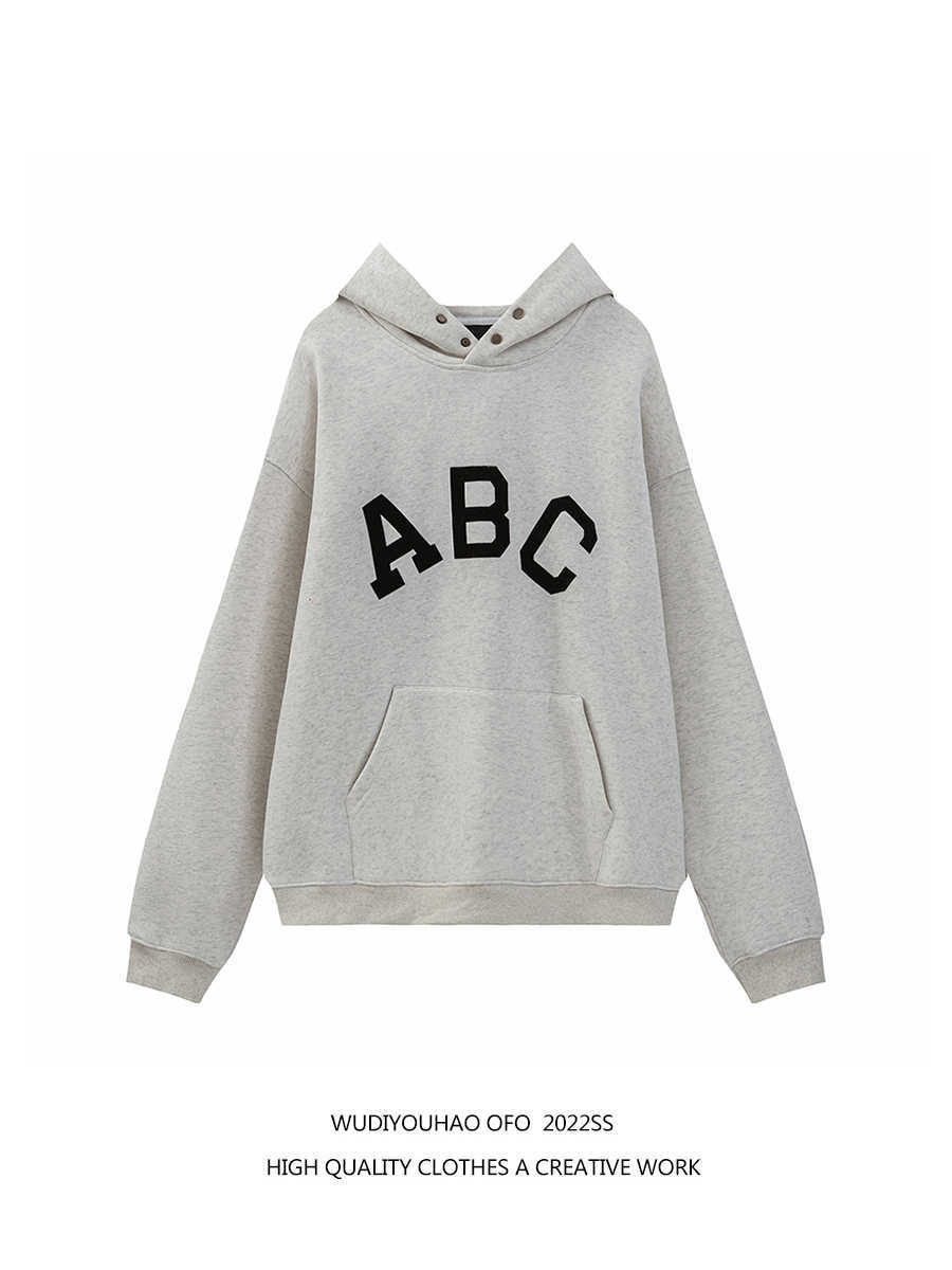 Ess Hoodie Sweatshirts Designer Clothing Fears of God Fog Season 7 Main Line Flocking Abc Letter Loose Hooded Sweater for Mens Womens American High Street, Shipping fee
Ess Hoodie Sweatshirts Designer Clothing Fears of God Fog Season 7 Main Line Flocking Abc Letter Loose Hooded Sweater for Mens Womens American High Street, Shipping fee