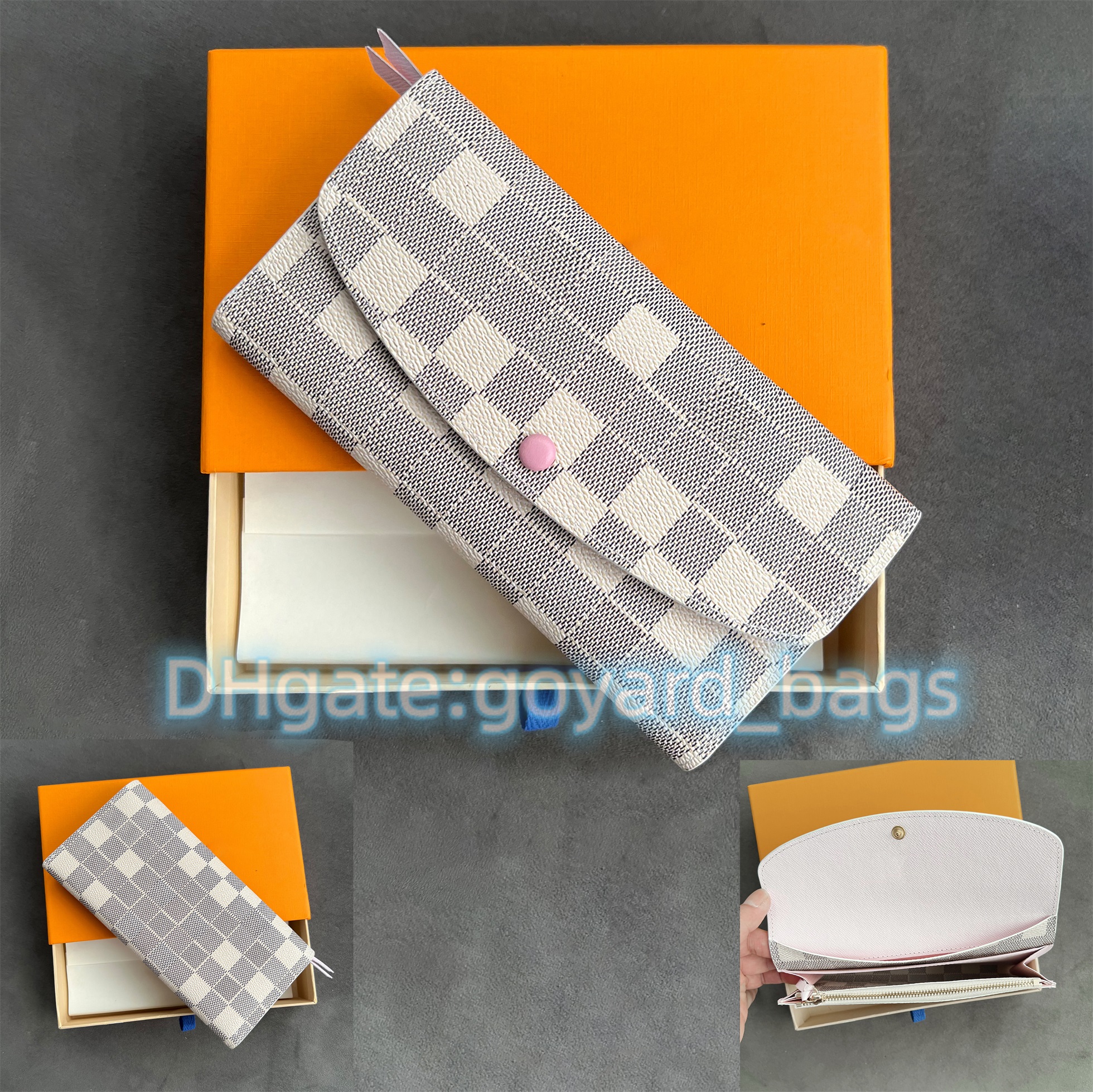 4 credit card slots M60697 Leather Coin Purses Emilie key wallet mens Purse Designer card holders pouch Luxury button Women's Man Wallets classic Large cardholder, Mon0gram red
4 credit card slots M60697 Leather Coin Purses Emilie key wallet mens Purse Designer card holders pouch Luxury button Women's Man Wallets classic Large cardholder, Mon0gram red