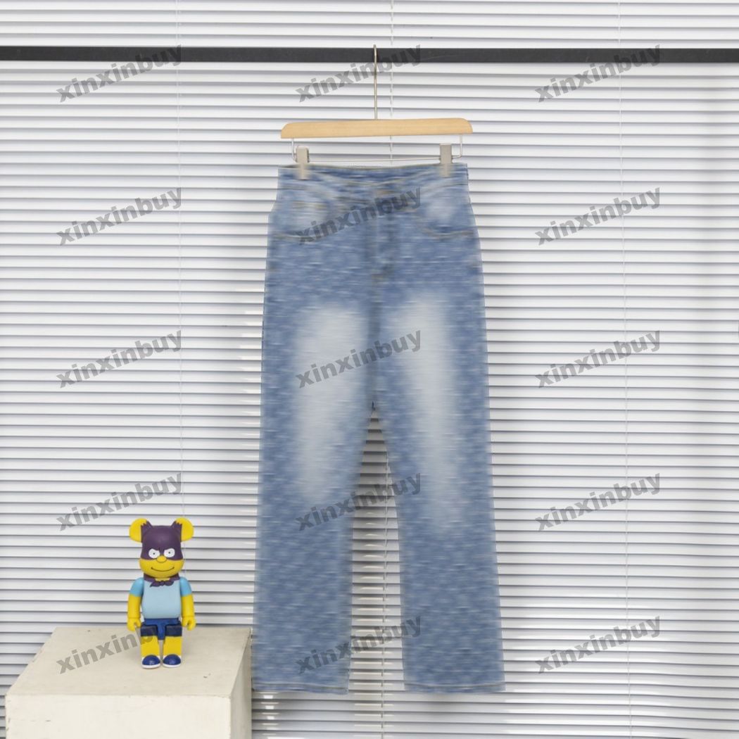 xinxinbuy Men women designer pant destroyed Letter Jacquard Denim 1854 Spring summer Casual pants black gray XS-XL, Blue
xinxinbuy Men women designer pant destroyed Letter Jacquard Denim 1854 Spring summer Casual pants black gray XS-XL, Blue