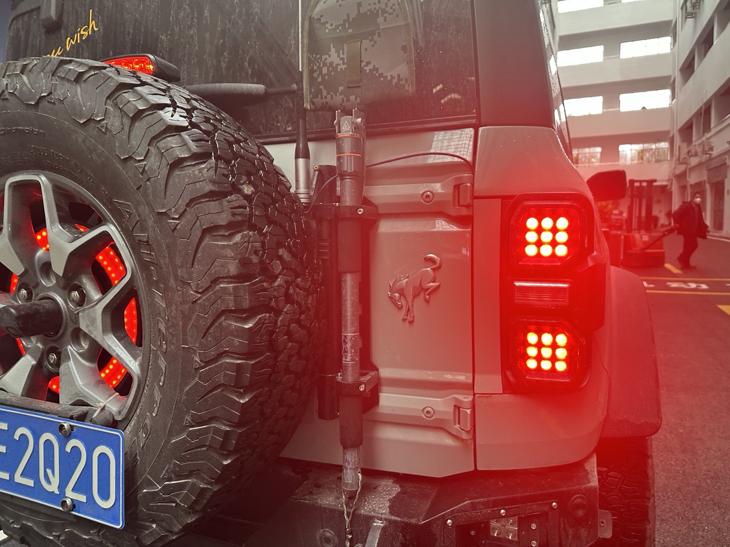 Car Ligts for Ford Bronco 2021-2023 Raptor F150 LED Taillight Assembly Off-road Modified Streamer Turn Signal Taillights