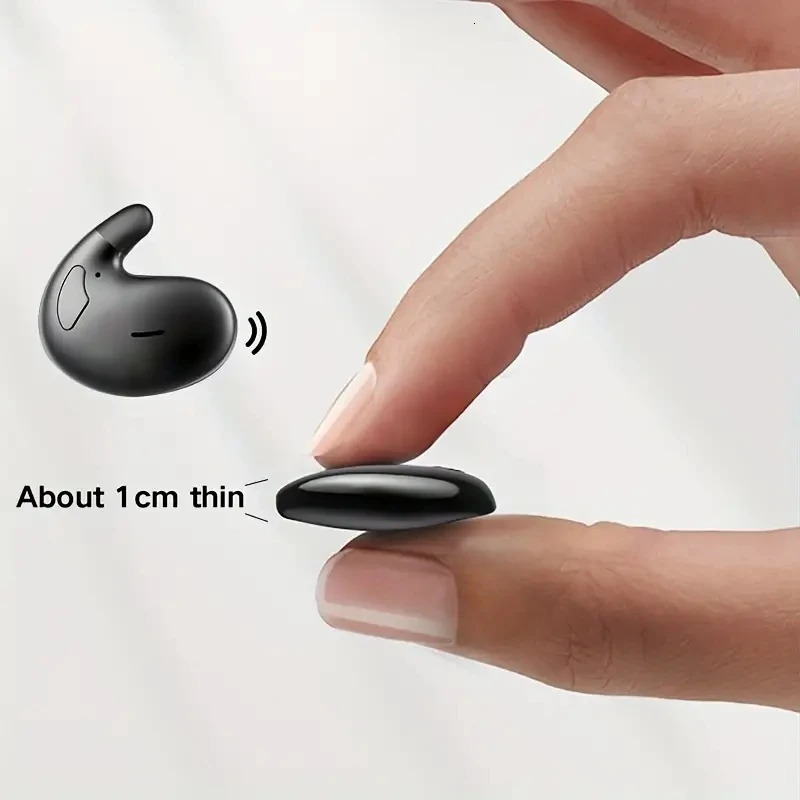 Cell Phone Earphones Invisible Sleep Wireless Earphone TWS Bluetooth 5 3 Headphones Hidden Earbuds IPX5 Waterproof Noise Reduction Sports Headset 2311