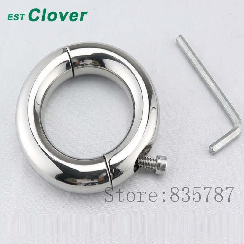 Vibrators Stainless Steel Penis Ring Scrotum Pendant Ball Stretcher cock ring Sex Aid Toys For Men 30/33/40mm F121 231116