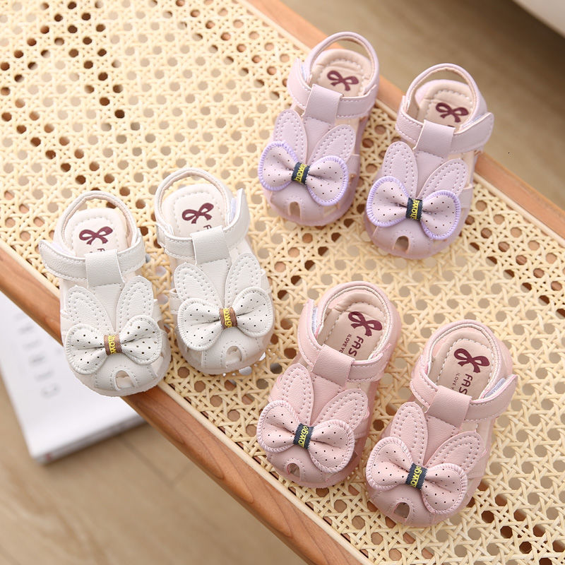 Sandals Cute Summer Boys Orthopedic Sandals Pu Leather Toddler Kids Shoes for Girl Closed Toe Baby Flat Shoes Size 20-30 230417