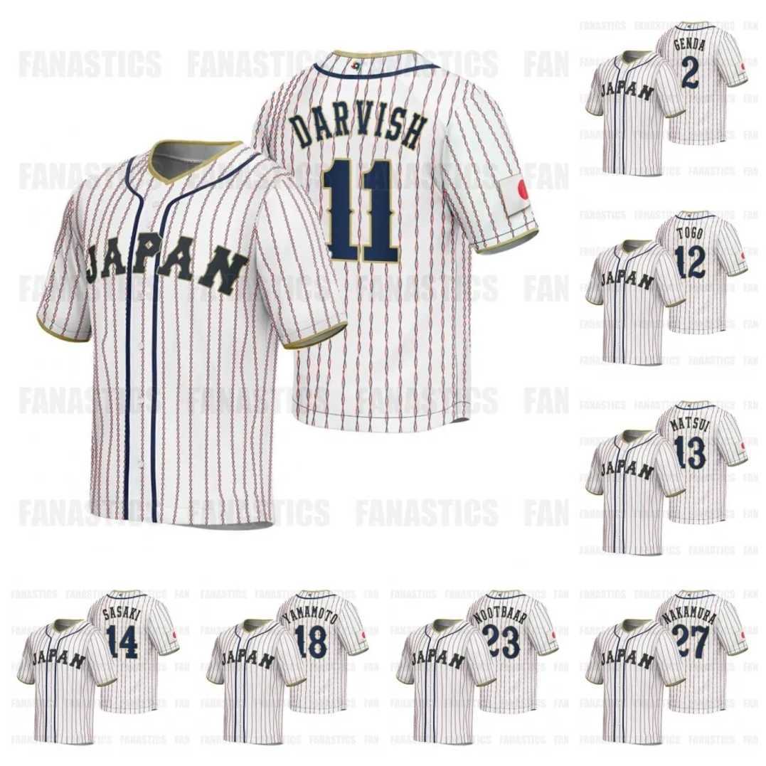 Jerseys Shohei Ohtani 2023 Baseball World Baseball Classic Team Japan Jerseys WBC Yu Darvish Seiya Sasaki oshinobu Suzuki Roki Shohei Ohtani Yamamoto Lars Nootbaar, Women
Jerseys Shohei Ohtani 2023 Baseball World Baseball Classic Team Japan Jerseys WBC Yu Darvish Seiya Sasaki oshinobu Suzuki Roki Shohei Ohtani Yamamoto Lars Nootbaar, Women