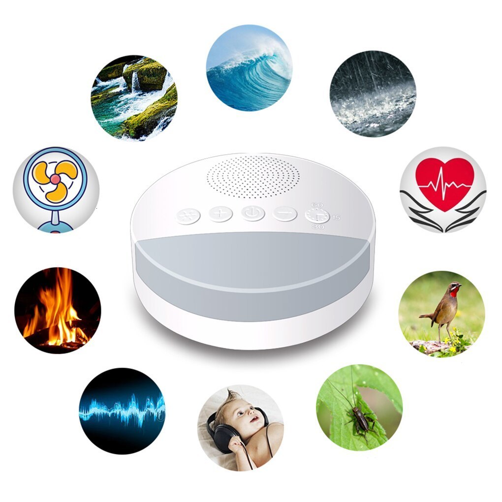 Baby Monitor Camera Kids Baby USB White Noise Sound Machine Living Room Portable Songs Smart Music Player Silicone Timer Speaker Household Supplies 23