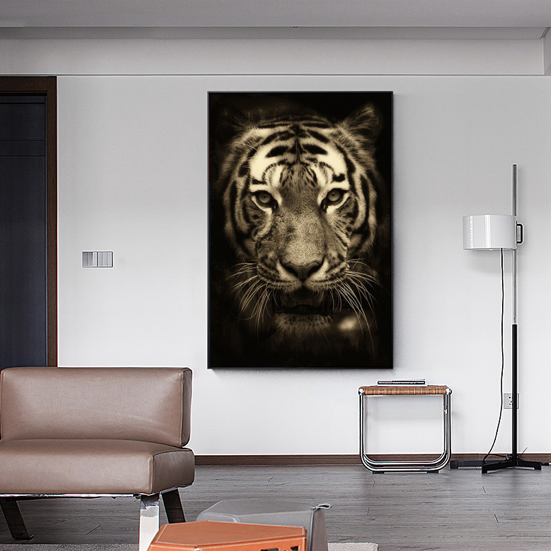 Canvas Painting Black and WhiteTiger Wild Animals Canvas Art Painting Posters and Prints Scandinavian Cuadros Wall Art Picture for Living Room
Canvas Painting Black and WhiteTiger Wild Animals Canvas Art Painting Posters and Prints Scandinavian Cuadros Wall Art Picture for Living Room