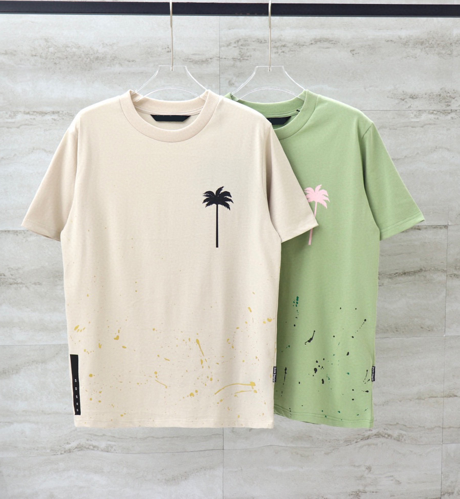 Men's Plus Tees & Polos Round neck embroidered and printed polar style summer wear with street pure cotton M set shorts tshirt set wq2