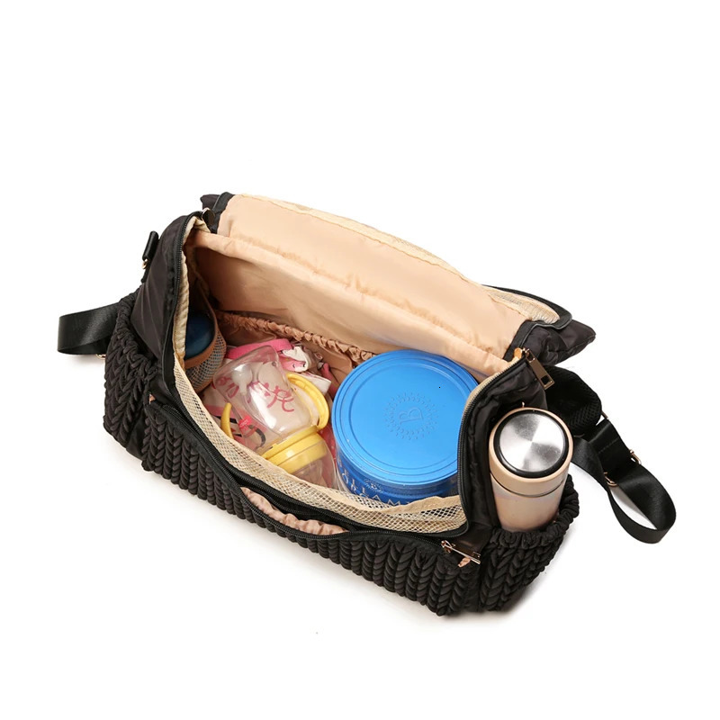 Diaper Bags Nylon Cloth Waterproof Antifouling Large Capacity Portable Multifunctional Mother Backpack Double Baby Bag 231117