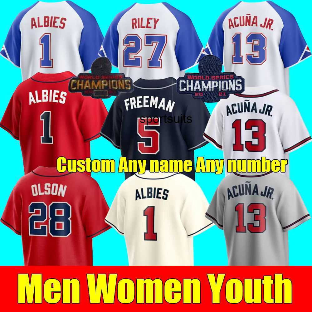 2023 S-4XL WS Gold Program Jersey Ronald Acuna Jr. MATT OlSON ATlANTA JORGE SOlER DEiON SANDERS AUSTIN RIlEY BRAVE OZZIE ALBIES JONES Men Women Youth Baseball Jerseys, As shown in illustration 8
2023 S-4XL WS Gold Program Jersey Ronald Acuna Jr. MATT OlSON ATlANTA JORGE SOlER DEiON SANDERS AUSTIN RIlEY BRAVE OZZIE ALBIES JONES Men Women Youth Baseball Jerseys, As shown in illustration 8