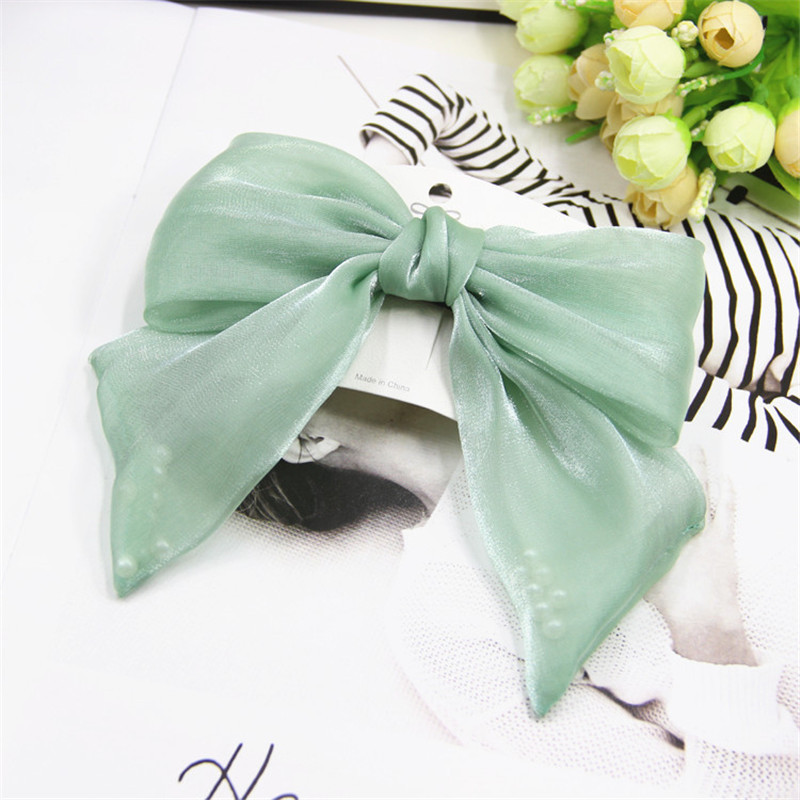 for woman Luxury Designer Designer Large Knot Hairgrips Bohemian Bow Ties Hair Clips For Women Girls Bowknot Hairpins Ponytail Hairs For Woman Accesso