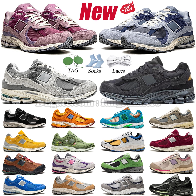 2002R Designer Running Shoes Men Women new balance 2002r protection pack Refined Future Black White Pink Rain Cloud Phantom Sail Bowling Trainers