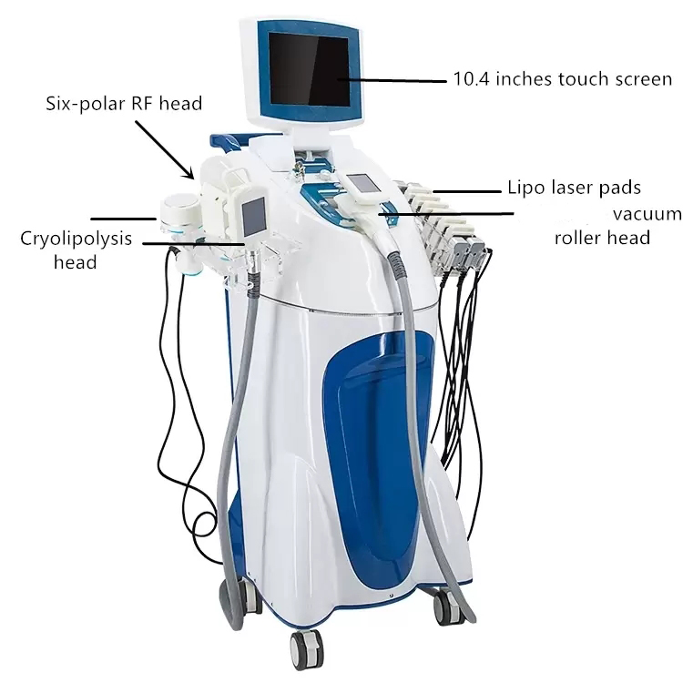 5 In 1 Roller shaping Cryo 40K RF Machine Body Skin Lifting Treatment Vacuum