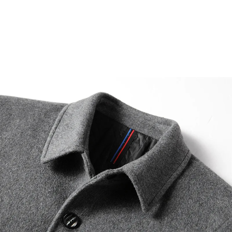 Men's Wool Blends 2023 Winter Coats Men Coat High Quality Business Casual Caots Clothing Trench Masculino T3F2102 231118