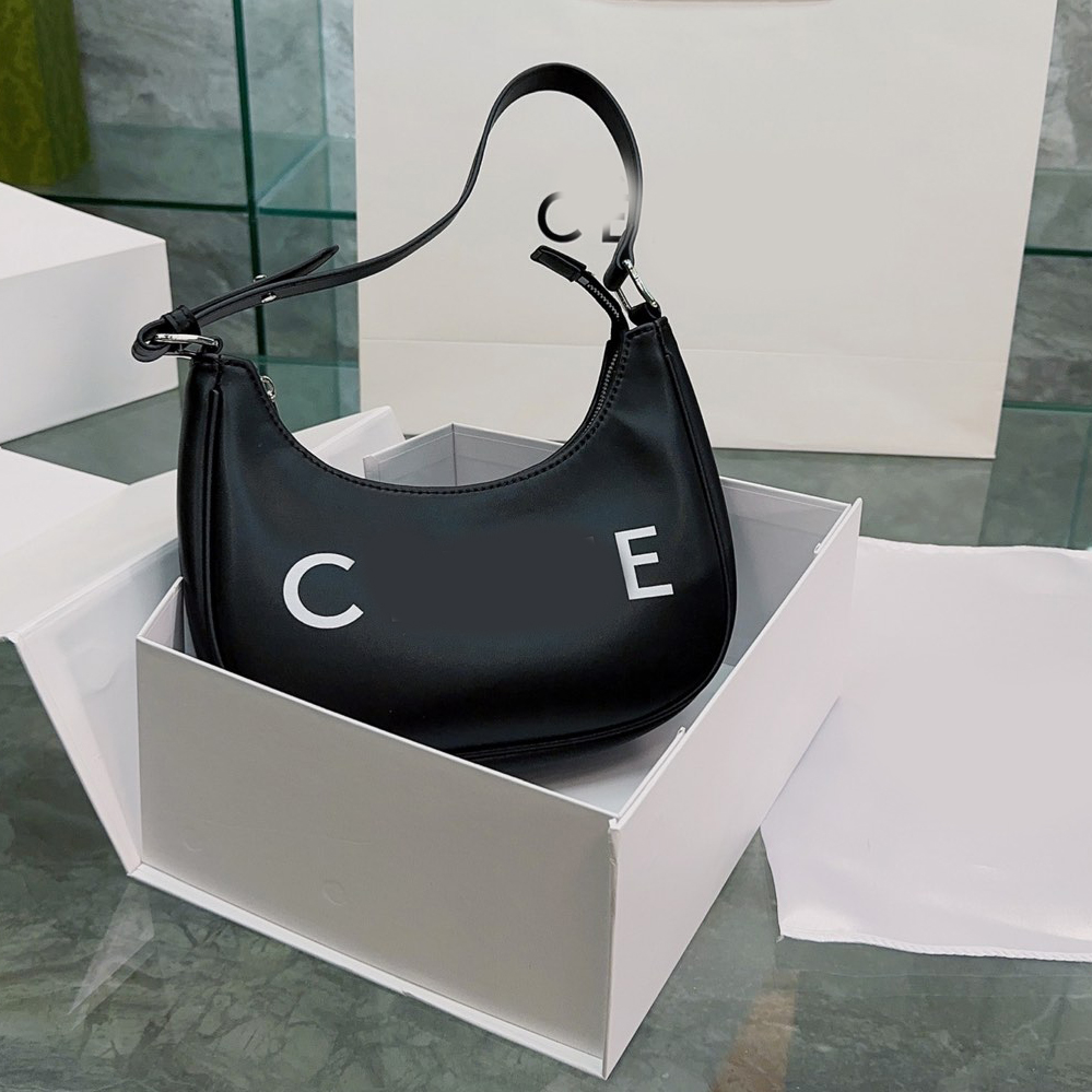 Axillary bag Half Moon CrossBody Luxury Designer Brand Fashion Shoulder Bags Handbags High Quality Women Letter Purse Phone bag Wallet, Black 24x14cm
Axillary bag Half Moon CrossBody Luxury Designer Brand Fashion Shoulder Bags Handbags High Quality Women Letter Purse Phone bag Wallet, Black 24x14cm