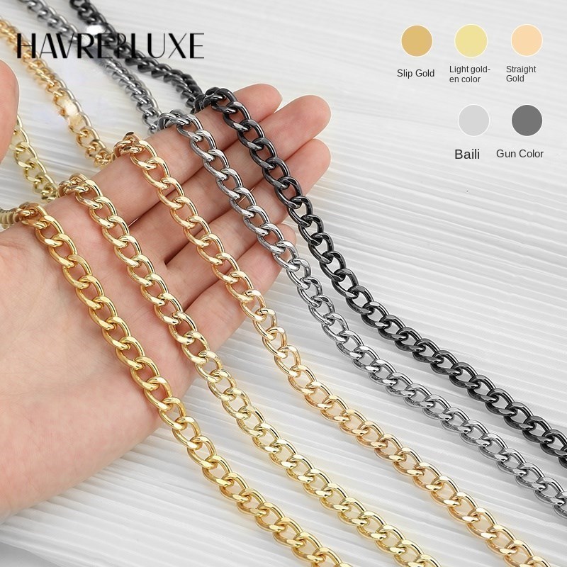 Bag Parts Accessories Small Golden Balls chain bag chain metal Non-fading adjustable length strap high-end shoulder strap single-purchase accessories 