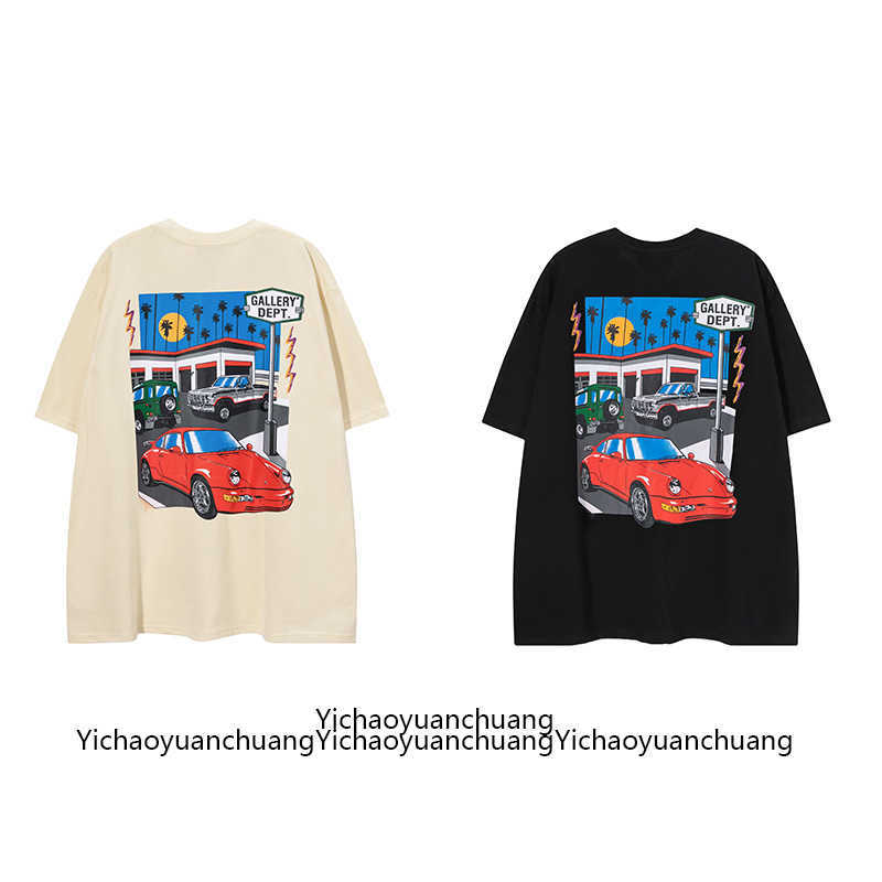 Fashion Designer Clothing Galleryes Depts Tees Tshirt Trendy American Printed Short Sleeved Vintage Summer Vintage Loose High Street T-shirt Men Hip hop Streetwear, Rice apricot color
Fashion Designer Clothing Galleryes Depts Tees Tshirt Trendy American Printed Short Sleeved Vintage Summer Vintage Loose High Street T-shirt Men Hip hop Streetwear, Rice apricot color