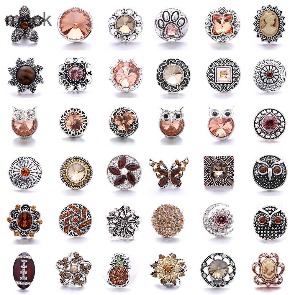 Button Hair Clips Barrettes 5pcs/lot New Snap Jewelry Brown Crystal Rhinestone Owl Flower 18mm Metal Snap Buttons Fit DIY 18mm Snap Bracelet Necklace
Button Hair Clips Barrettes 5pcs/lot New Snap Jewelry Brown Crystal Rhinestone Owl Flower 18mm Metal Snap Buttons Fit DIY 18mm Snap Bracelet Necklace