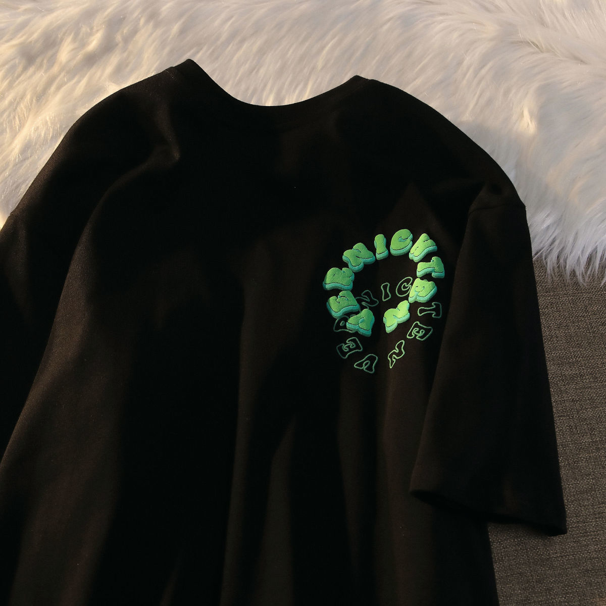 Mens TShirts American vintage fashion alphabetic short sleeve Tshirt men summer loose niche high street bf couple top graphic t shirts y2k 230417