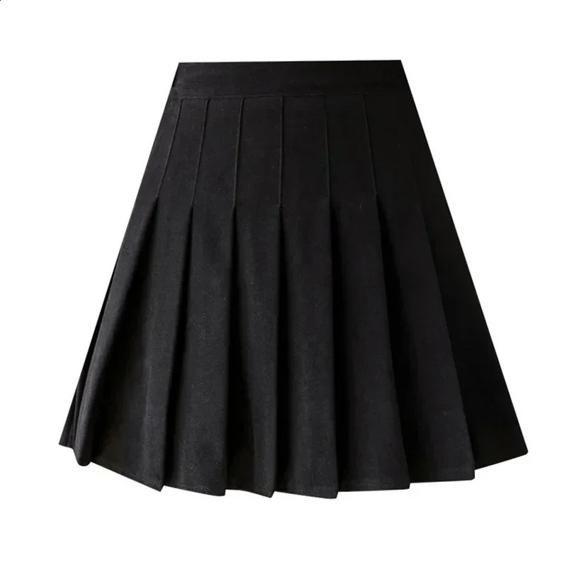 Skirts Pleated tight fitting womens autumn and winter high waisted Aline shorts Thin versatile casual pants 231118
