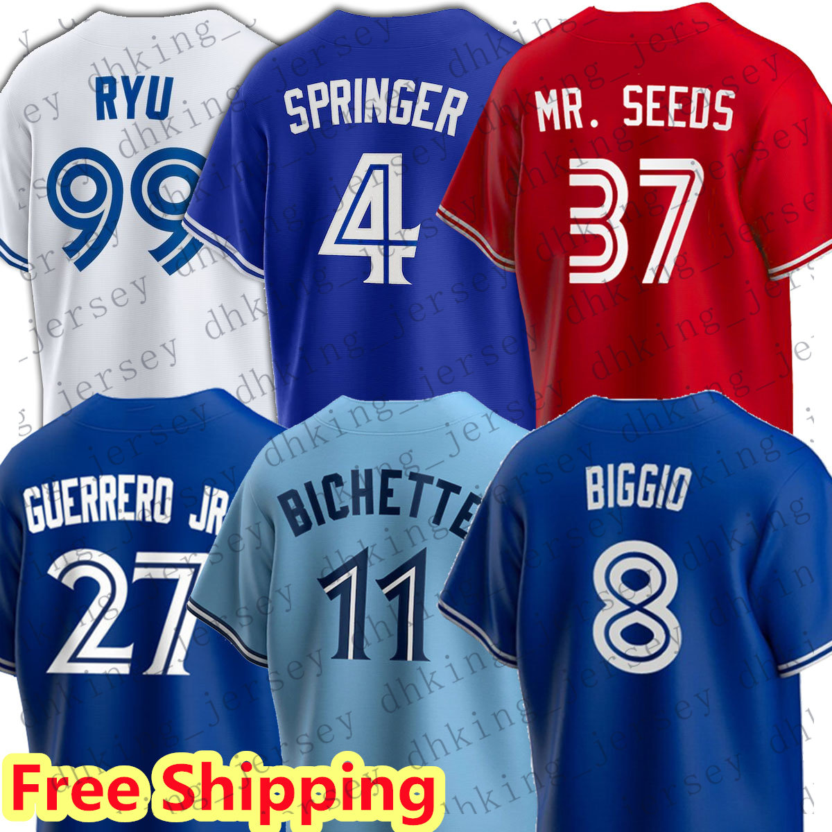 Blue Jays 27 Vladimir Guerrero Jr. Baseball Jerseys Daulton Varsho Toronto Bo Bichette Matt Chapman Alejandro Kirk George Springer Kevin Kiermaier Whit Jansen, Men(lan niao)
Blue Jays 27 Vladimir Guerrero Jr. Baseball Jerseys Daulton Varsho Toronto Bo Bichette Matt Chapman Alejandro Kirk George Springer Kevin Kiermaier Whit Jansen, Men(lan niao)