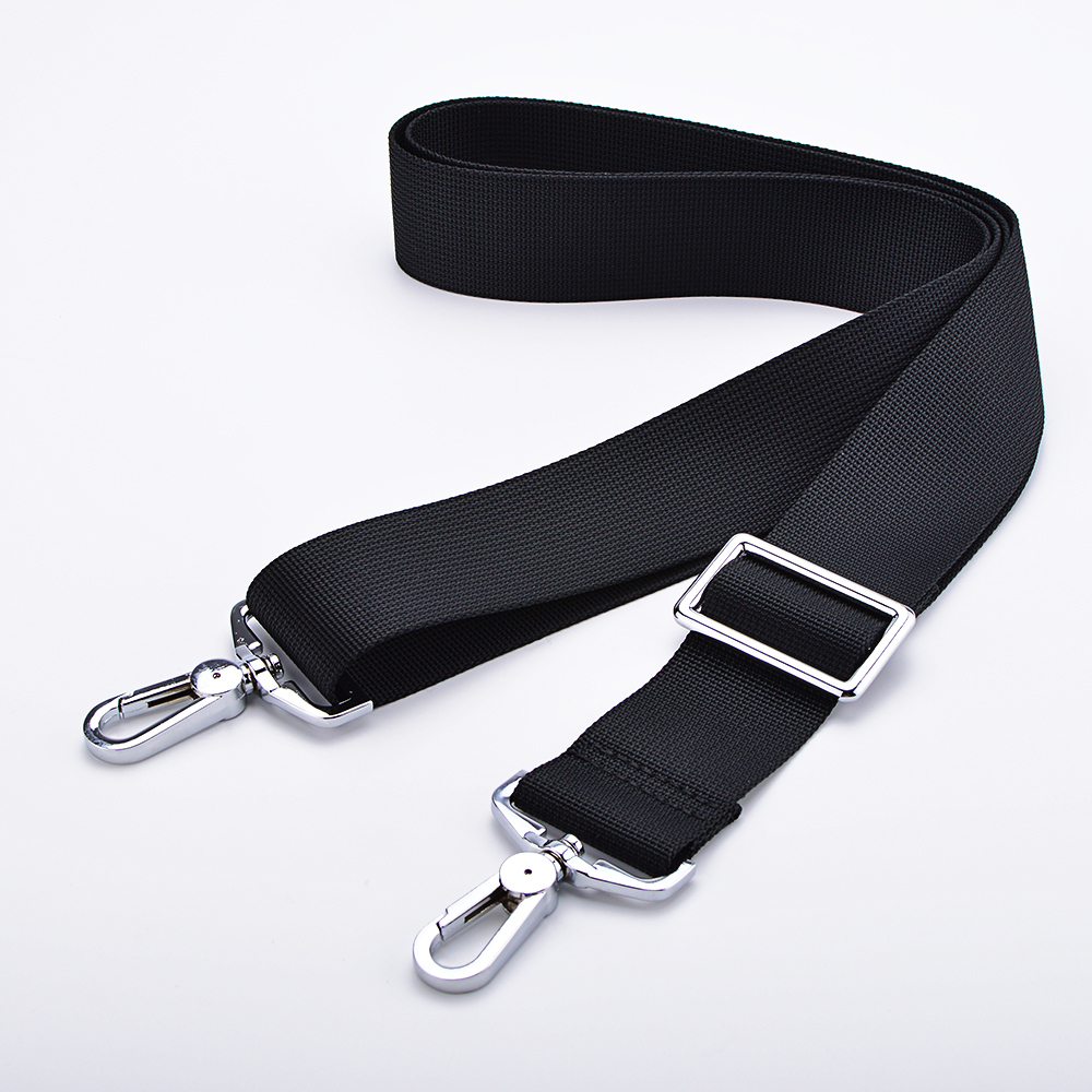 Bag Parts Accessories 3.8cm Wide Computer Bag Strap Nylon for Men's Handbag Briefcase Crossbody Bag Shoulder Belts Adjustable Long Bands Black KZ