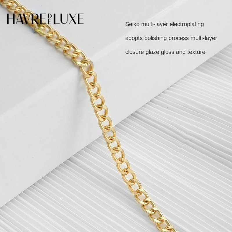 Bag Parts Accessories Small Golden Balls chain bag chain metal Non-fading adjustable length strap high-end shoulder strap single-purchase accessories 
