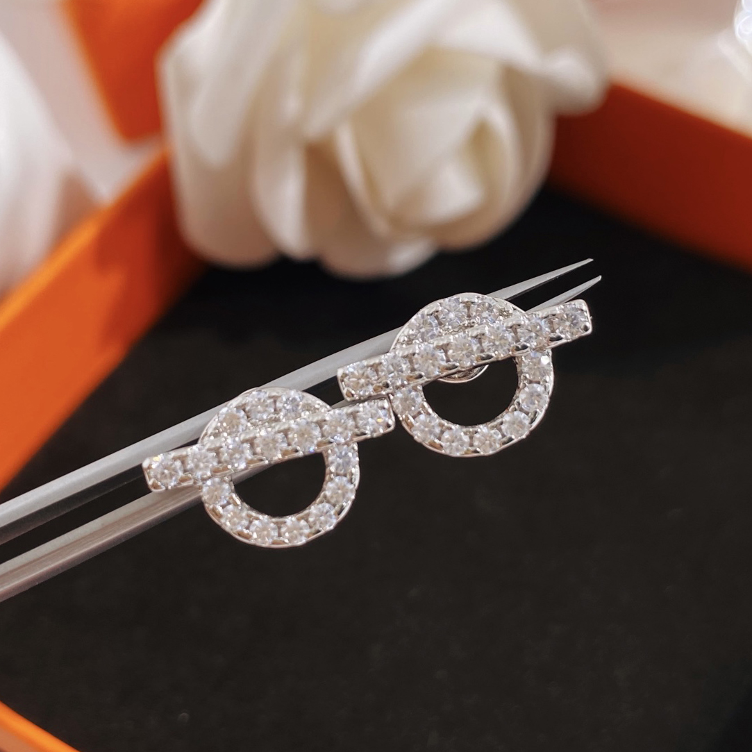 finesse earrings charm h for woman stud designer brass gold plated dia t0p advanced materials official reproductions classic