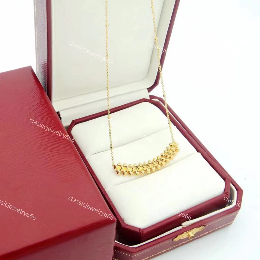 High quality classic semicircle women's necklace fashion designer brand pendant, European and American 18K gold jewelry with box
High quality classic semicircle women's necklace fashion designer brand pendant, European and American 18K gold jewelry with box