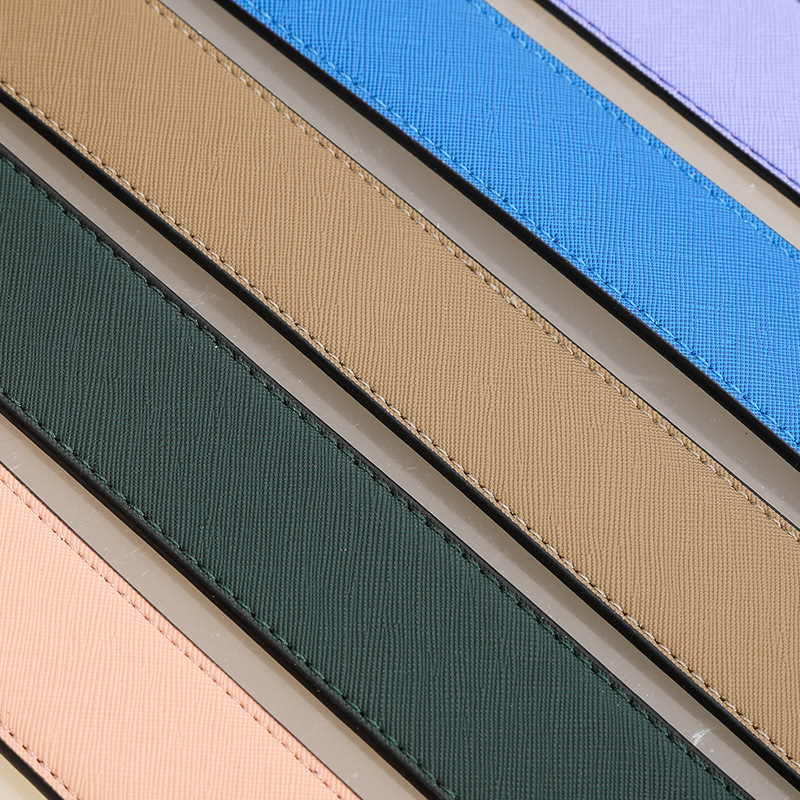 Bag Parts Accessories Quality Leather Shoulder Bag Strap Fashion Accessories Diy Cross Body Adjustable Belt Bag Solid Bag Strap Replacement Obag 23041