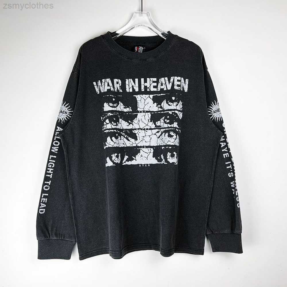 Men's T-Shirts SAINT MICHAEL Men Women Spring Summer T Shirt Washed Distress Vintage Hip Hop High Street Oversized Long Sleeve Tees, Black
Men's T-Shirts SAINT MICHAEL Men Women Spring Summer T Shirt Washed Distress Vintage Hip Hop High Street Oversized Long Sleeve Tees, Black