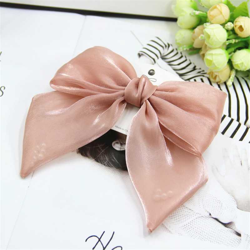 for woman Luxury Designer Designer Large Knot Hairgrips Bohemian Bow Ties Hair Clips For Women Girls Bowknot Hairpins Ponytail Hairs For Woman Accesso