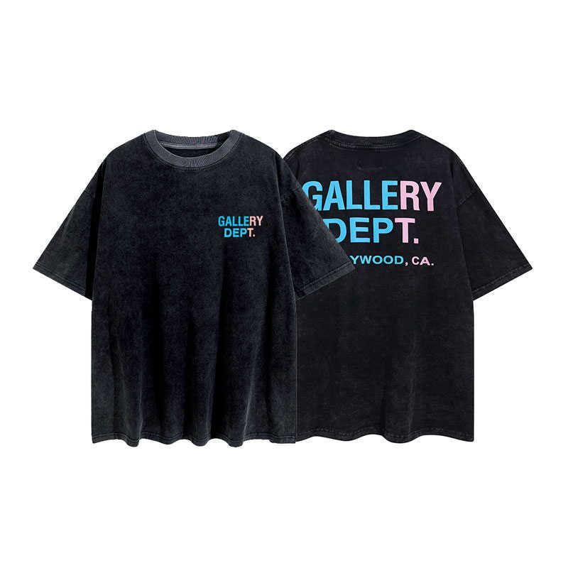 Fashion Designer Clothing Galleryes Depts Tees Rock Tshirt 22ss Vintage Garment Wash Colorful Lettered Print Short Sleeve High Street Men's Women's T-shirt Fashion, Black
Fashion Designer Clothing Galleryes Depts Tees Rock Tshirt 22ss Vintage Garment Wash Colorful Lettered Print Short Sleeve High Street Men's Women's T-shirt Fashion, Black