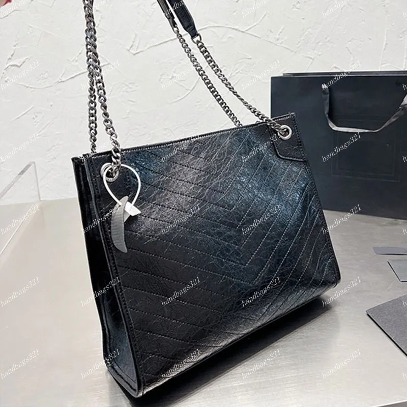 Designer Niki Tote Shopping Bag Women Handbag Black Large Capacity Package Shoulder Commuter Bags Magnet Seal Genuine Leather Fashion Handbags tote bags, 2#
Designer Niki Tote Shopping Bag Women Handbag Black Large Capacity Package Shoulder Commuter Bags Magnet Seal Genuine Leather Fashion Handbags tote bags, 2#