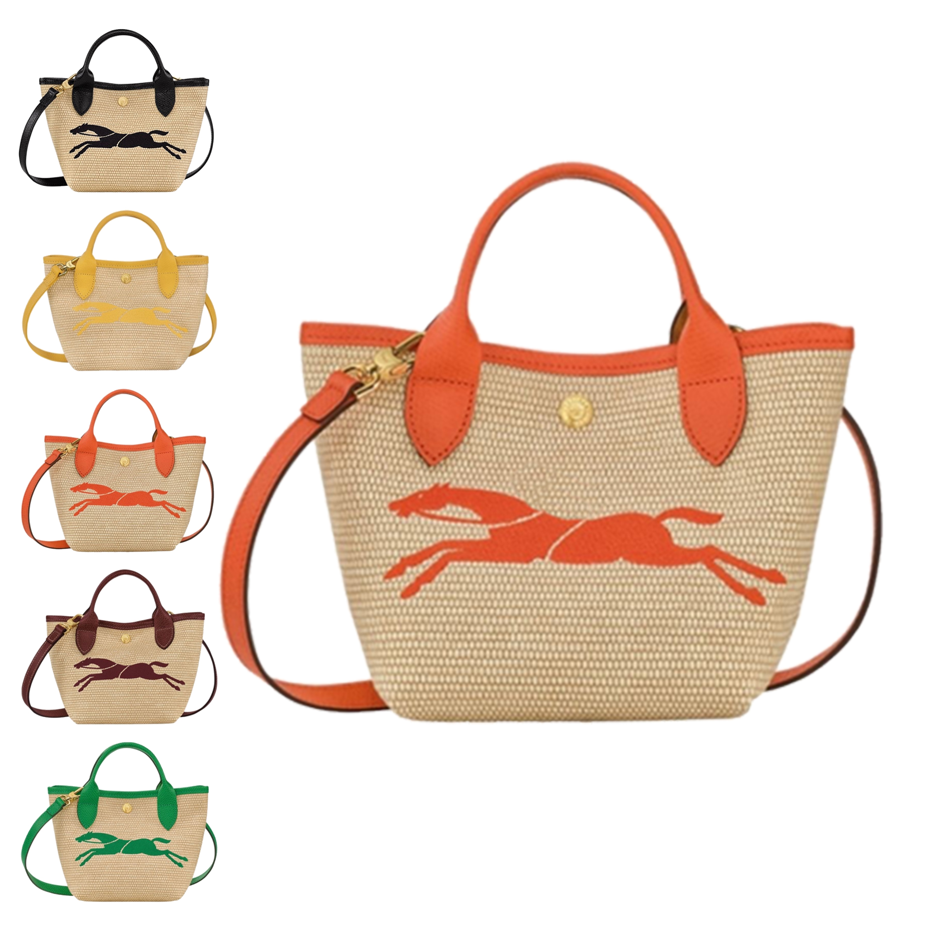 Evening Bags Womens Mini weave lady longchammp tote Bag Famous Straw basket Designer summer travel Crossbody fashion clutch bag luxury with shoulder strap hand bag, Black
Evening Bags Womens Mini weave lady longchammp tote Bag Famous Straw basket Designer summer travel Crossbody fashion clutch bag luxury with shoulder strap hand bag, Black
