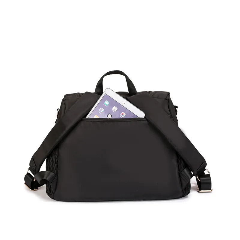 Diaper Bags Nylon Cloth Waterproof Antifouling Large Capacity Portable Multifunctional Mother Backpack Double Baby Bag 231117