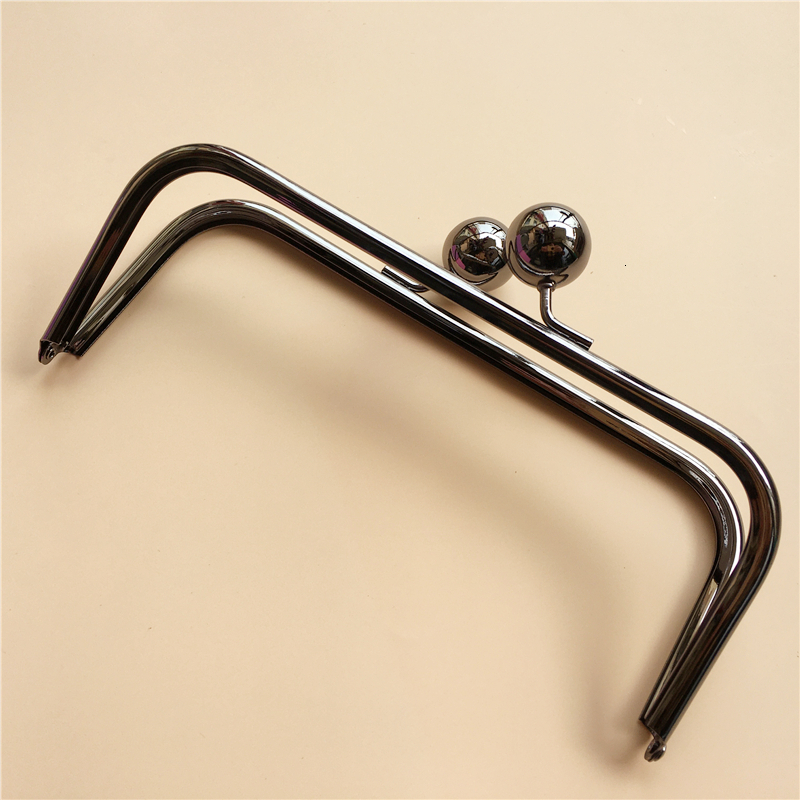Bag Parts Accessories Size 22cm Big Ball Clasp DIY Handbag Accessories Kiss Lock For Handbags Craft Purse Frame Bag Parts No Screw Frame High Quality 