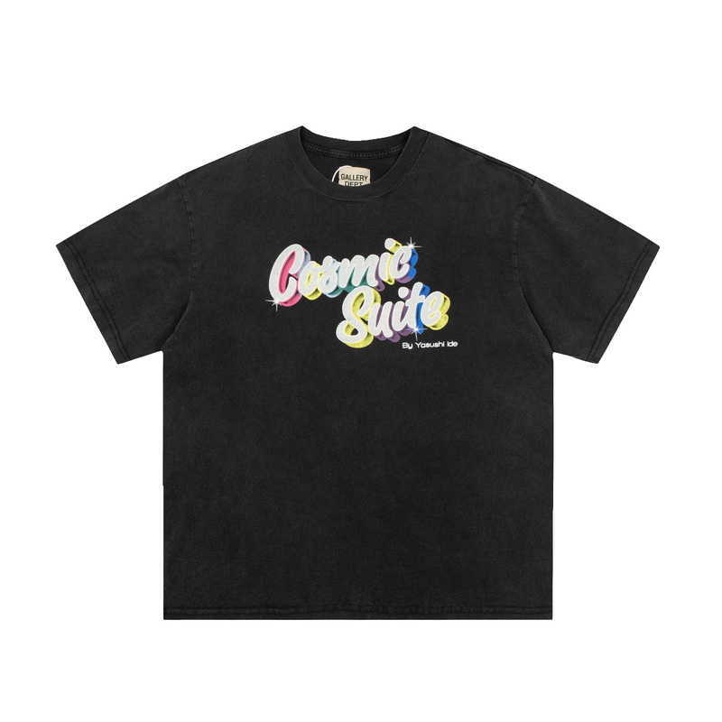 Fashion Designer Clothing American Street Fashion Brand Galleryes Depts Tees Tshirt Rock Rainbow Gilded Letter Loose Casual Short-sleeved T-shirt Hip hop Tops, Wash black
Fashion Designer Clothing American Street Fashion Brand Galleryes Depts Tees Tshirt Rock Rainbow Gilded Letter Loose Casual Short-sleeved T-shirt Hip hop Tops, Wash black