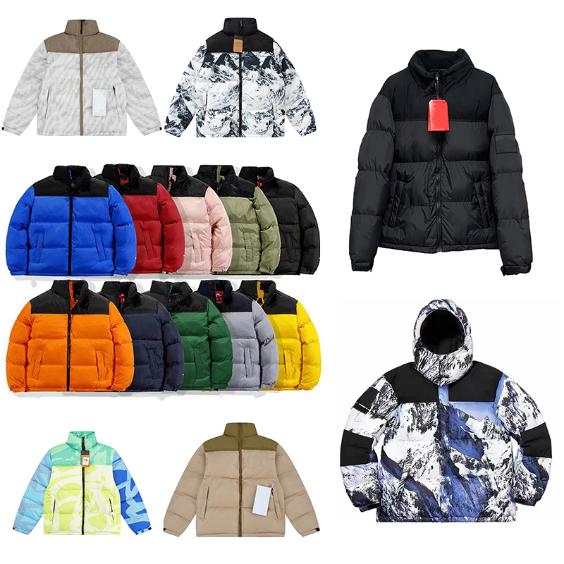 Mens winter Jacket Women splice Down hooded embroidery Down Jacket Warm Parka Coat Men Puffer Jackets Letter Print Outwear Multiple Colour printing jackets