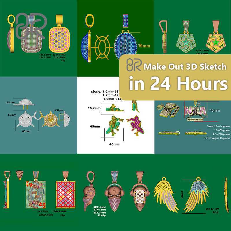 10k Glod Custom Pendant Vvs Moissanite Diamonds Custom Iced Out Letter Initial Hip Hop Jewelry