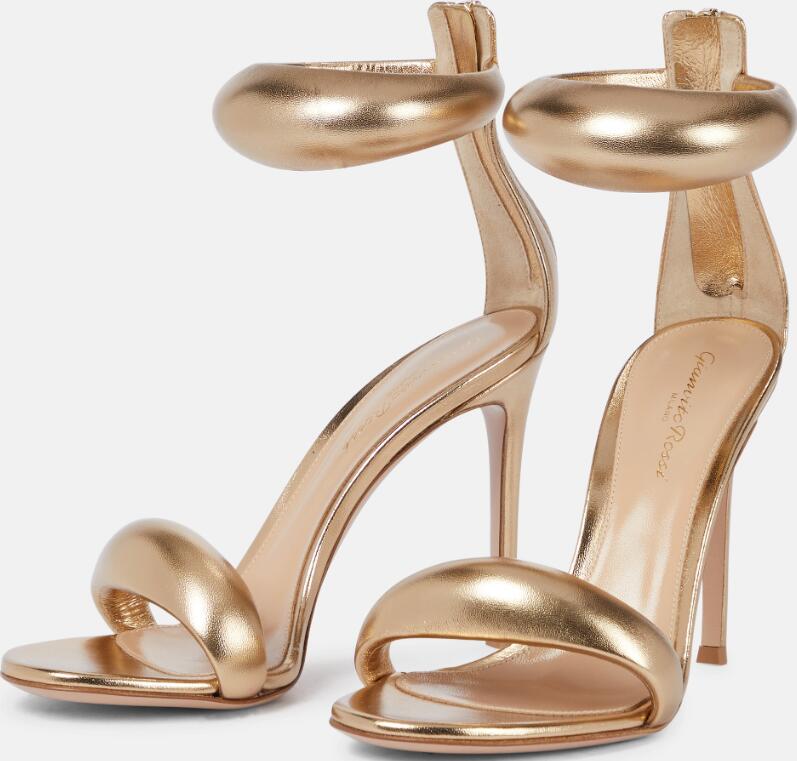 2023 arrival Gianvito Rossi women high heel sandals fashion women sandals 105mm heels, Gold