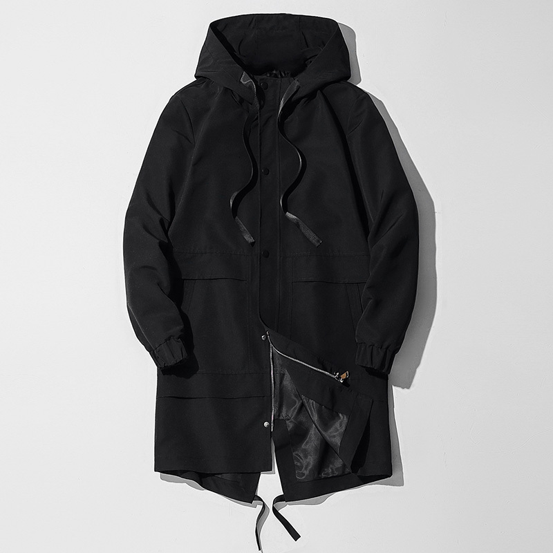 Men's Trench Coats Men 's Jacket Loose Casual Camouflage Fashionable Midlength High Street Spring and Autumn 230417