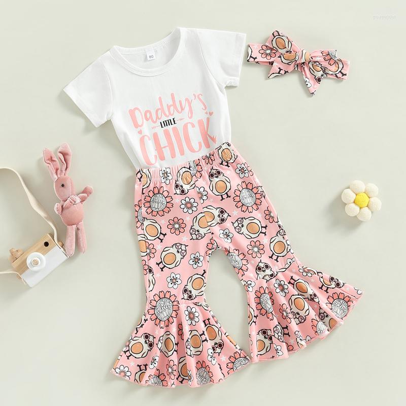 Clothing Sets Summer Toddler Baby Girls Easter Outfit White Short Sleeve O Neck Tops Chicken Print Flared Pants Headband Clothes, As the photo show
Clothing Sets Summer Toddler Baby Girls Easter Outfit White Short Sleeve O Neck Tops Chicken Print Flared Pants Headband Clothes, As the photo show