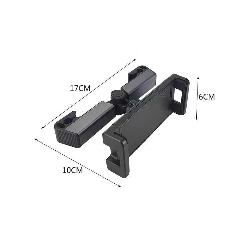 2023 New Car Back Seat Headrest Phone Holder Stretchable Tablet Stand Rear Pillow Adjustment Bracket for 4.7-12.9 Inch Ipad