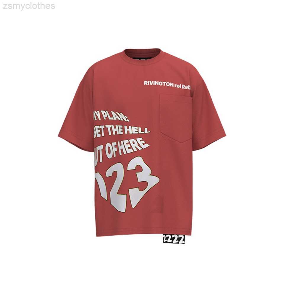 Men's T-Shirts RIVINGTON roi Rebis 123 Men Women Summer T Shirt Hip Hop High Street High Quality Oversized Short Sleeve, Red
Men's T-Shirts RIVINGTON roi Rebis 123 Men Women Summer T Shirt Hip Hop High Street High Quality Oversized Short Sleeve, Red