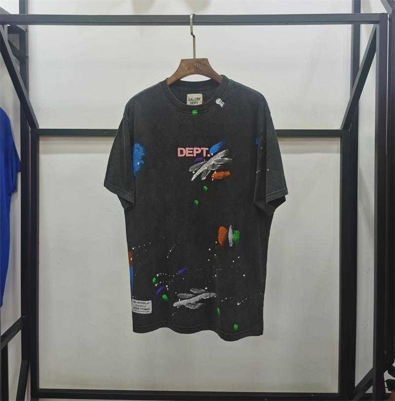 Fashion Designer Clothing Galleryes deptes Tees Tshirt Foaming Letter Color Splash Wash Garment Wash Loose Summer Casual Short Sleeve T-shirt Hip hop Streetwear, Black
Fashion Designer Clothing Galleryes deptes Tees Tshirt Foaming Letter Color Splash Wash Garment Wash Loose Summer Casual Short Sleeve T-shirt Hip hop Streetwear, Black