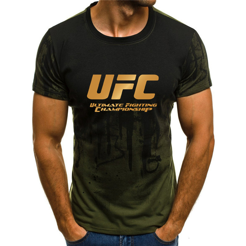 Mens TShirts MMA Fighting Solid Color Tshirt 3D Printing Loose Breathable Quickdrying Boxing Suit Street ONeck Oversized Top 230417