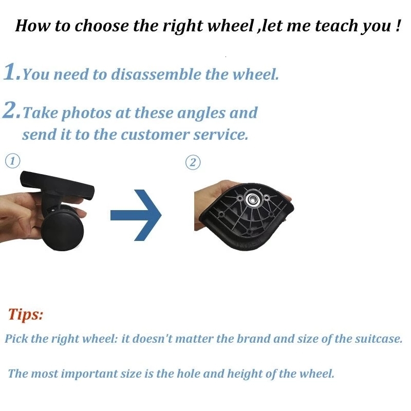 Bag Parts Accessories Trolley wheels travel luggage wheels mute wheels universal replacement mute 20 inch 28 inch 230418