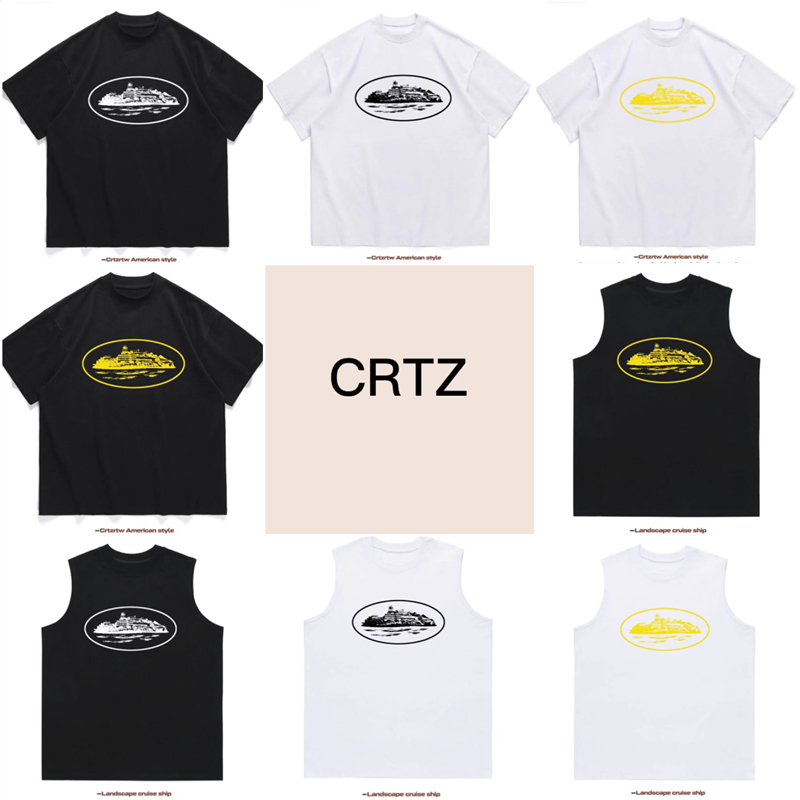 Corteiz CRTZ Men's T-shirts Short Sleeves Tank Top Black White Size S-XL Fashion Clothing With Dust Opp Bag, #5
Corteiz CRTZ Men's T-shirts Short Sleeves Tank Top Black White Size S-XL Fashion Clothing With Dust Opp Bag, #5