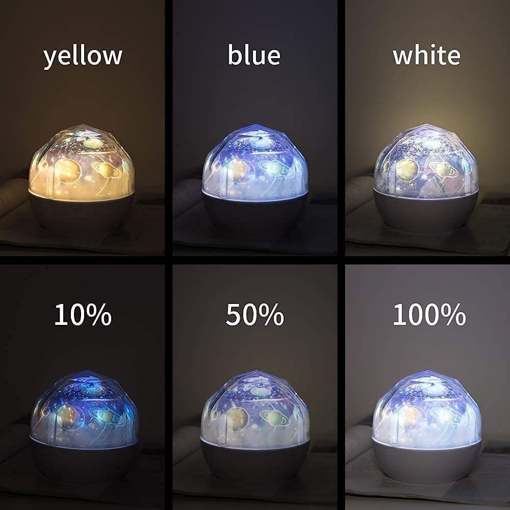 Lamps Shades Bluetooth Starry Sky Night Light Planet Magic Projector Universe LED Lamp Colorful Rotate Flashing Star Kids Baby Christmas Gift 230418