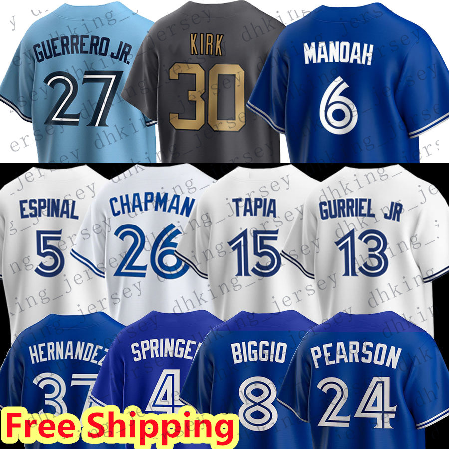Blue Jays 27 Vladimir Guerrero Jr. Baseball Jerseys Daulton Varsho Toronto Bo Bichette Matt Chapman Alejandro Kirk George Springer Kevin Kiermaier Whit Merrifield, Men(lan niao)
Blue Jays 27 Vladimir Guerrero Jr. Baseball Jerseys Daulton Varsho Toronto Bo Bichette Matt Chapman Alejandro Kirk George Springer Kevin Kiermaier Whit Merrifield, Men(lan niao)
